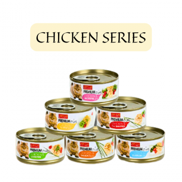 Aristo Cats Premium Plus Chicken & Seabream Fish 80g Carton (24 Cans)